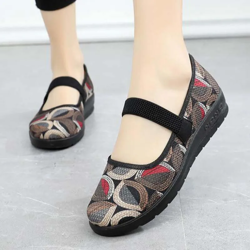 Женские туфли на плоской подошве THEAGRANT весенне-осенние повседневные мягкие с