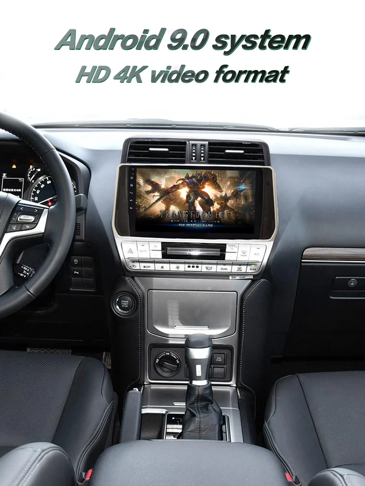4G Lte Android 9,0 gps Мультимедийная навигационная система для Prado Land Cruiser- лет автомобильный dvd-плеер Подушка подголовник радио