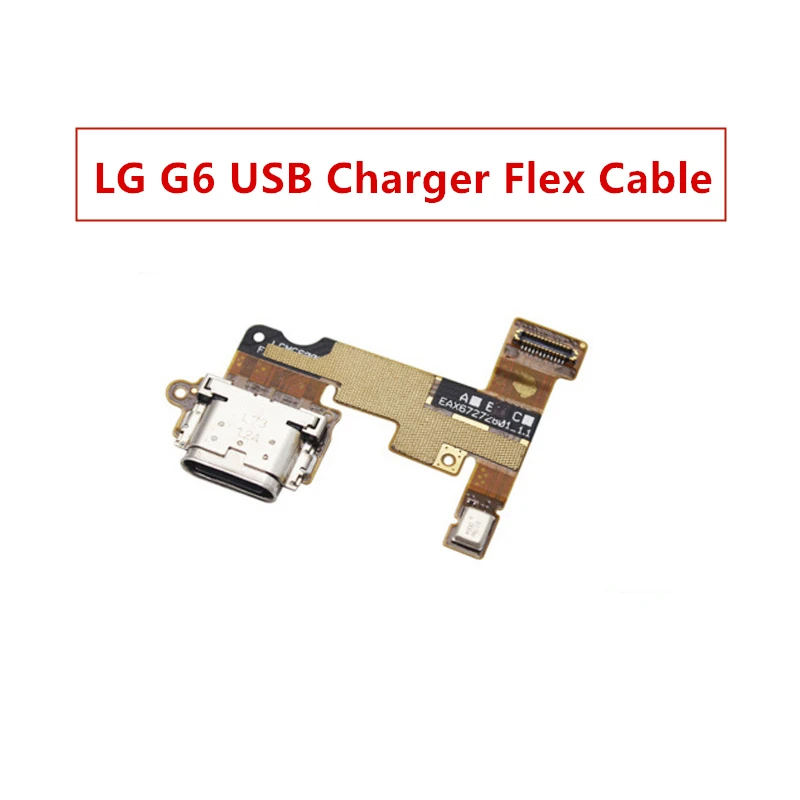 Док станция для зарядки USB LG G6 коннектор PCB плата гибкий кабель + разъем наушников
