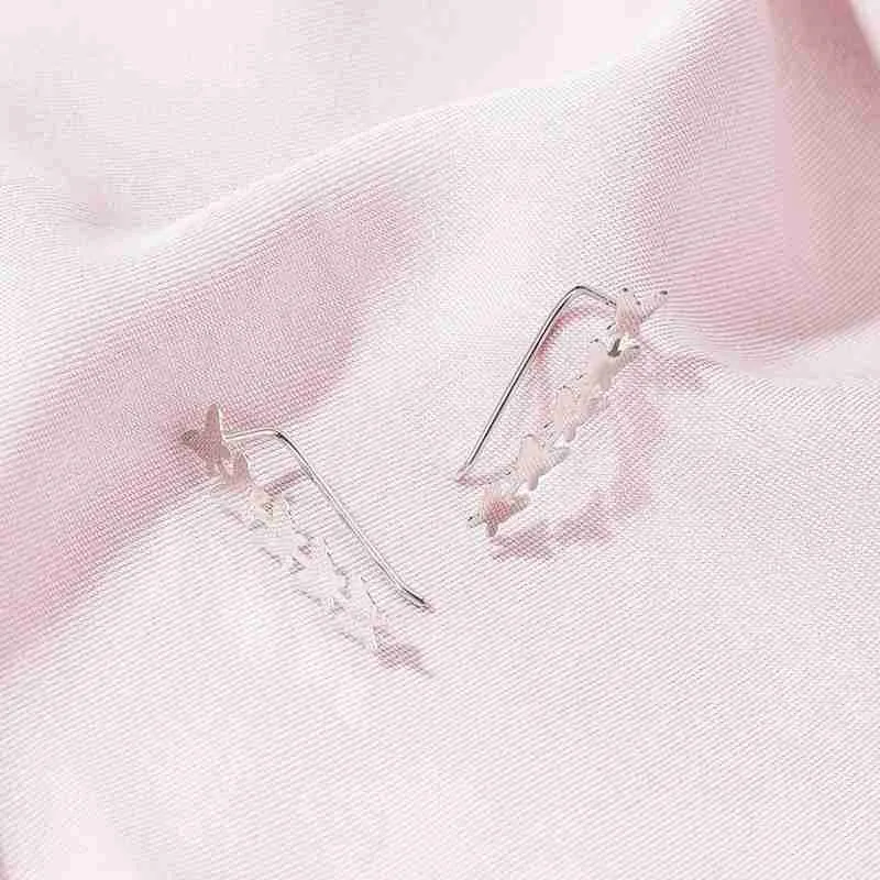 Женские серьги-бабочки Chandler из нержавеющей стали с цветными манжетами на день