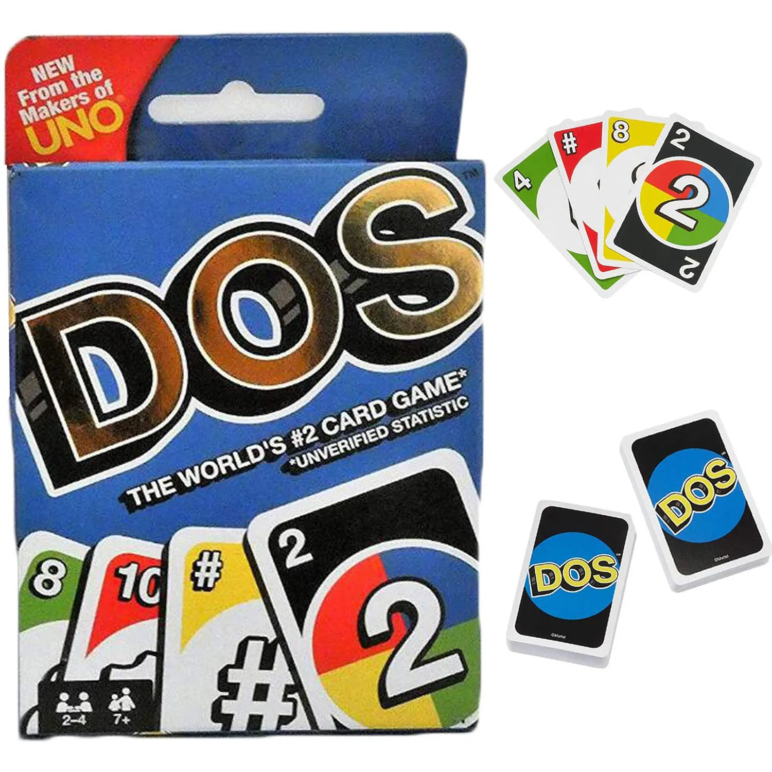 UNO: Dos карточная игра Семья вечерние Настольная игрушки веселье в мире #2