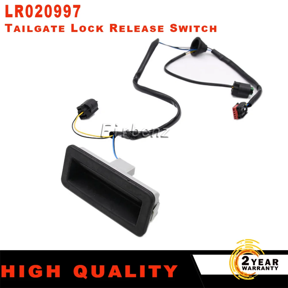 

LR020997 Black Trunk Tailgate Lock Release Switch for Land Rover Freelander 2 Car Tailgate Back Release Handle Repair Switches