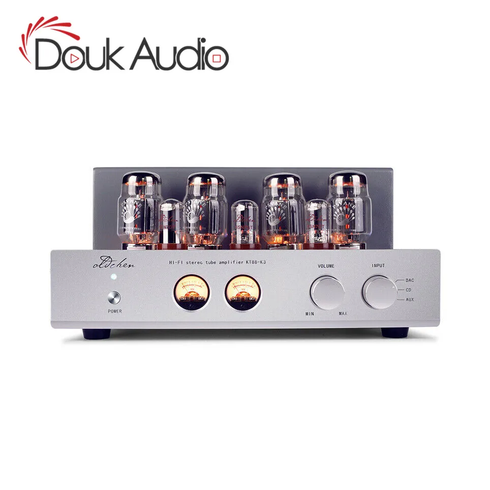 Douk аудио Hi-end 6N8P Push-pull KT88 HiFi стерео ламповый усилитель класса A большой мощности 45 Вт* 2 Настольный усилитель