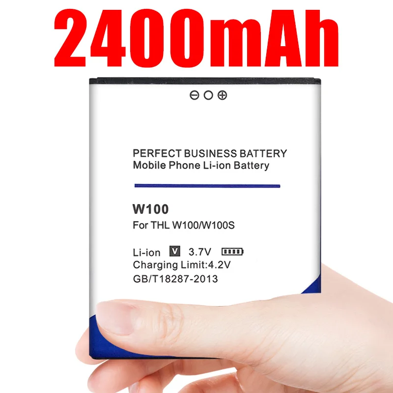 Аккумулятор 2400 мАч W100 для телефона THL W100S|Аккумуляторы мобильных телефонов| |