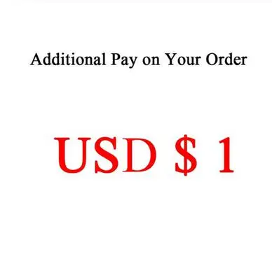 

Pay extra on your order