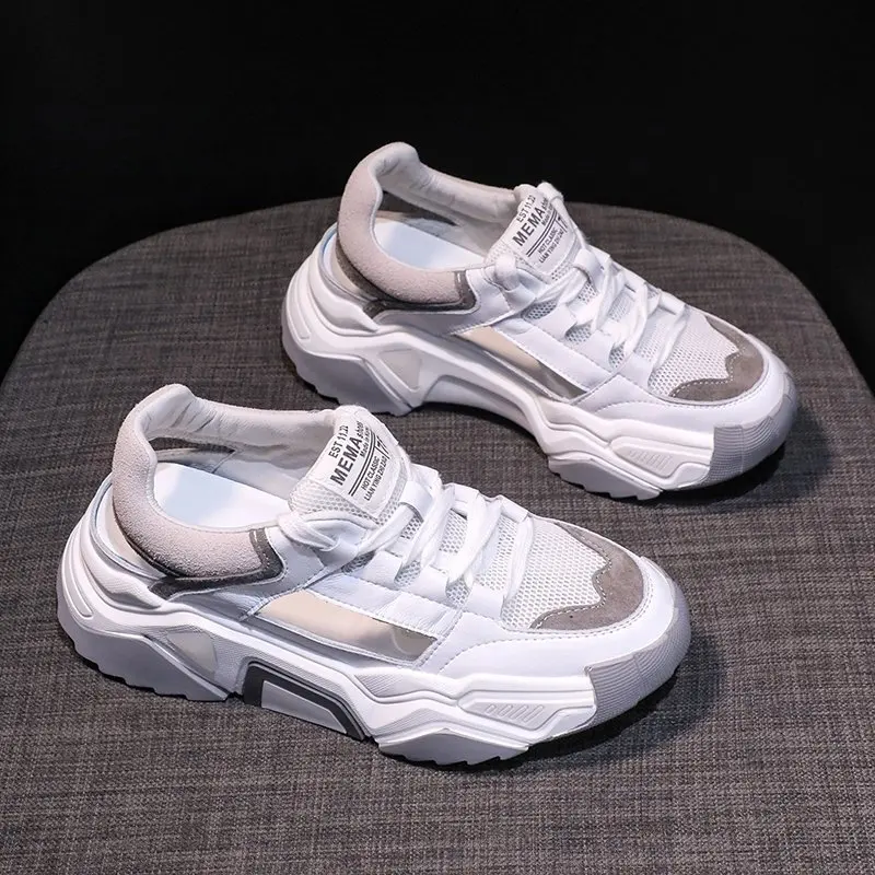 

women sneakers high quality durable breathable air mesh walking shoes sneakers vulcanized shoes platform chunky