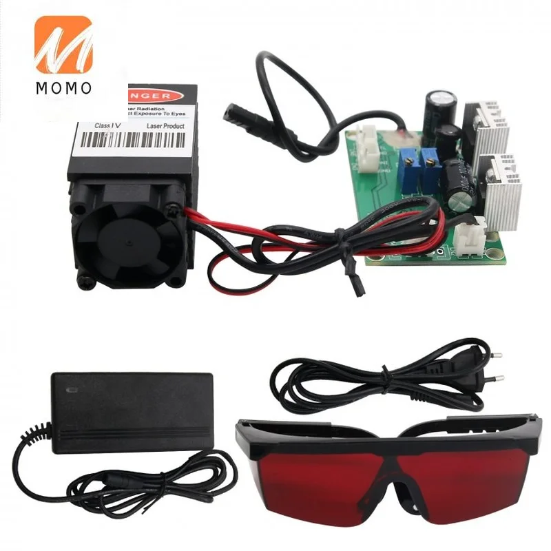 450nm 1.6W Blue Laser Diode Module Line Type Tunable with 12V 2A Drive Board | Дом и сад