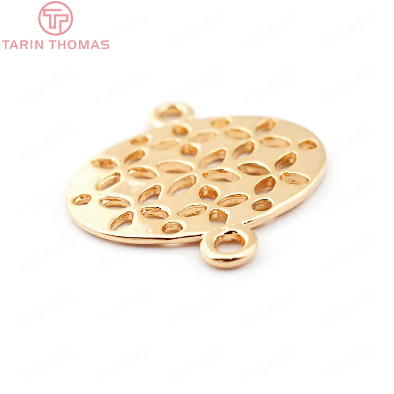 Латунные подвески с двумя отверстиями 10 шт. 19 х17 мм|Подвески| |