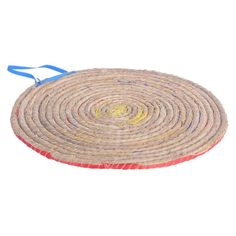 

Archery Grass Target Traditional Solid Straw Archery Target Coloured Rope Target Face Three Layer for Archery Practice