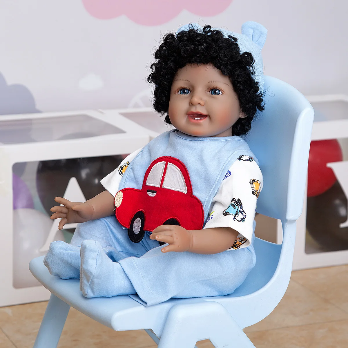 

100%, ручная работа, 55 см, можно ваниться, Мягкая силиконовая полноразмерная картина, коллекционные предметы, Кукла Новорожденный