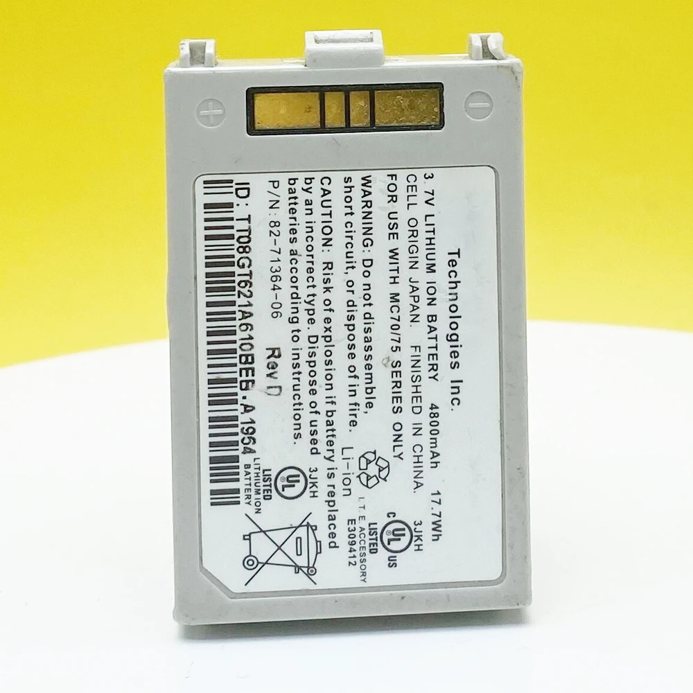 Оригинальный аккумулятор 4800 мАч для Motorola Zebra Symbol MC70 MC7090 MC75 MC75A MC75A6 MC75A8 MC7596 82-71364-06 +