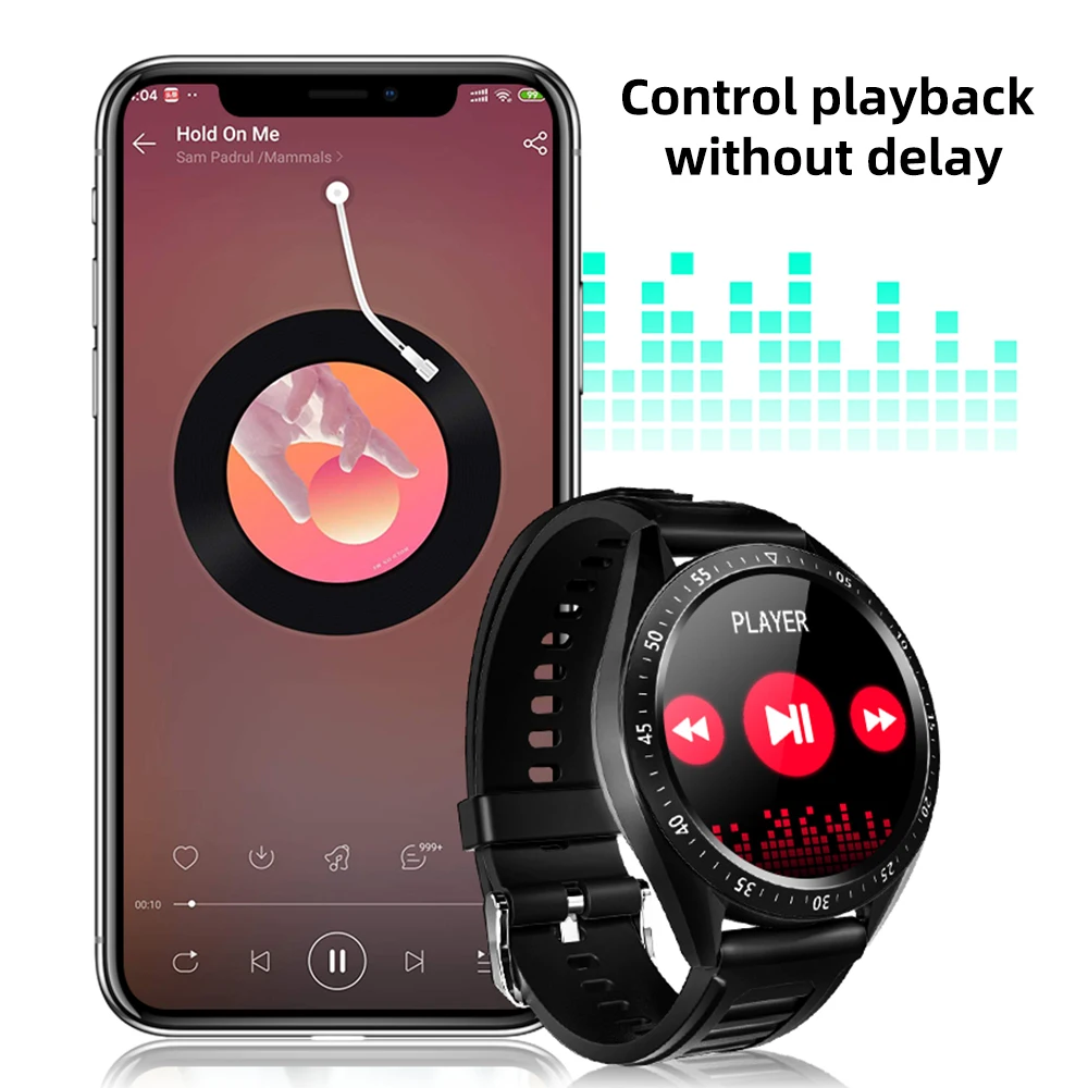 

Full Touch Smart Watch IP67 waterproof Blood Pressure Heart Rate Monitor SmartBand For IOS Android with Wireless charger