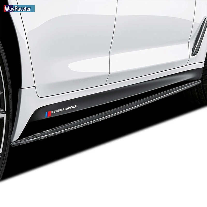 M эффективная дверная боковая юбка Наклейка для BMW F20 F40 F22 F30 E90 F32 F10 F06 F07 F46 M3 M4 M5 E60 Z4