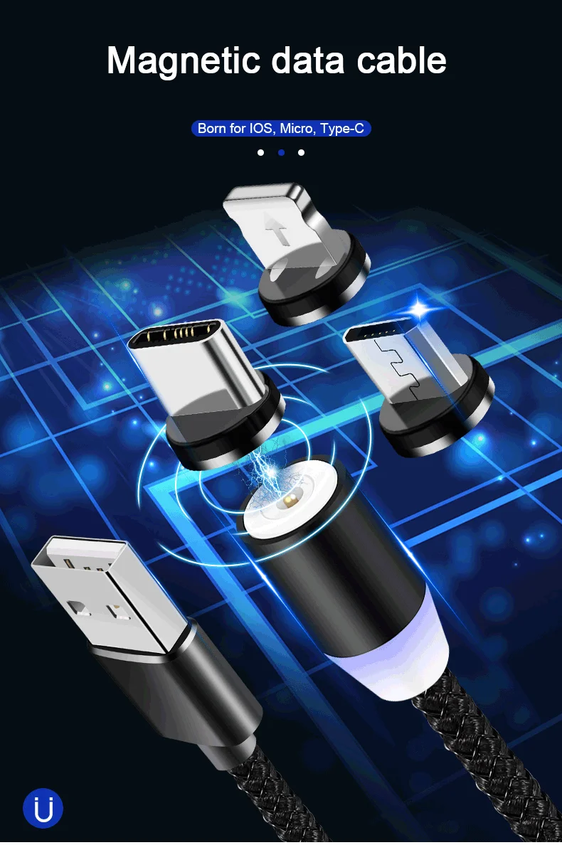 USB Тип C кабель Мобильный телефон Case CableMarjay цвета в ассортименте magnético Micro для iPhone