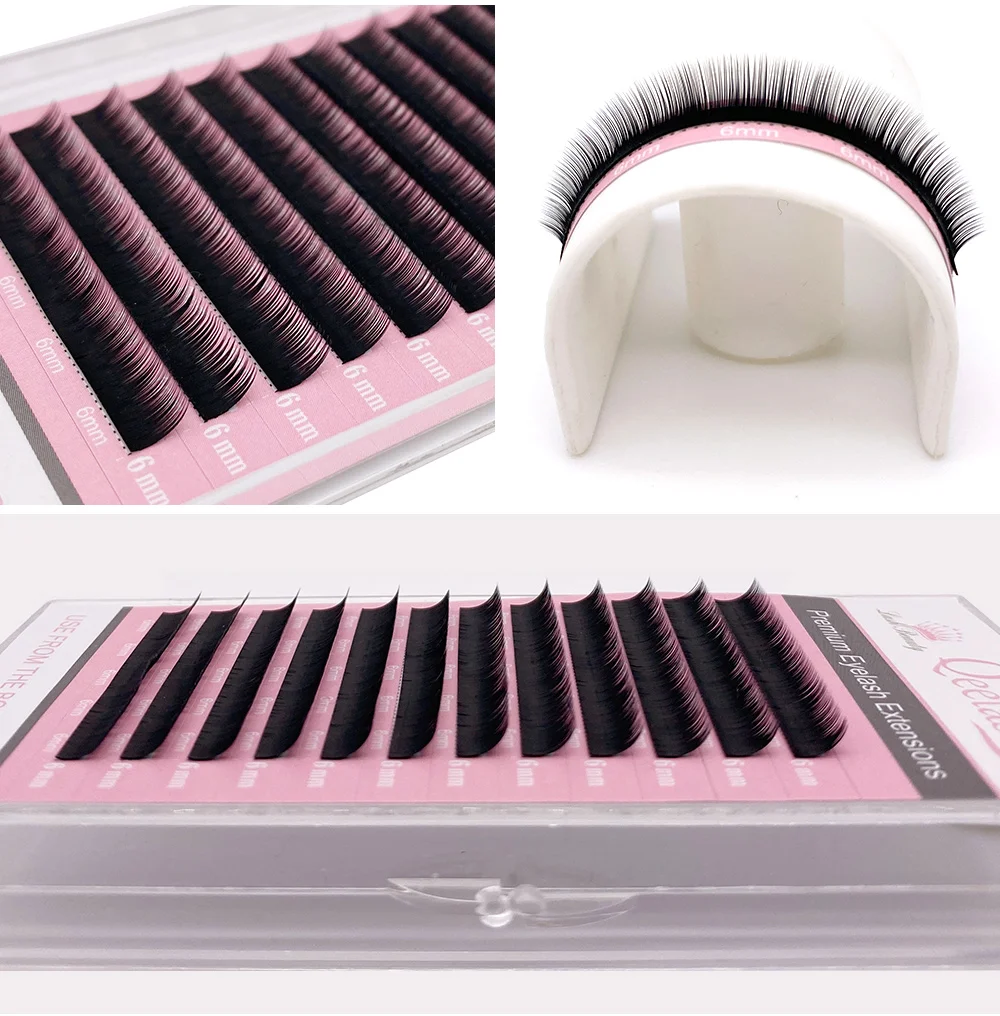 Qeelasee Bottom Lashes Under Eyelash Extensions 5mm 6mm 7mm Short Eyebrow Makeup Maquillaje Cilios | Красота и здоровье