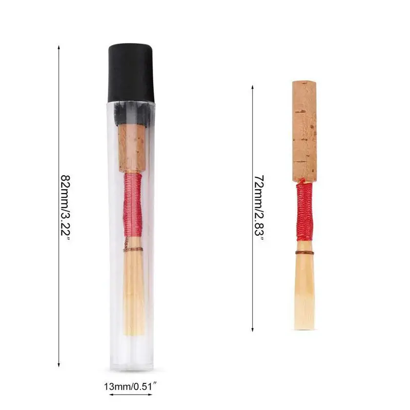 5pcs Oboe Reeds Strength Medium Soft Handmade with Red Cork | Спорт и развлечения