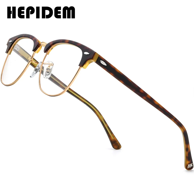 

HEPIDEM ацетатные оптические очки оправа для женщин 2020 Новые Ретро Винтажные круглые очки по рецепту очки для близорукости очки 9131