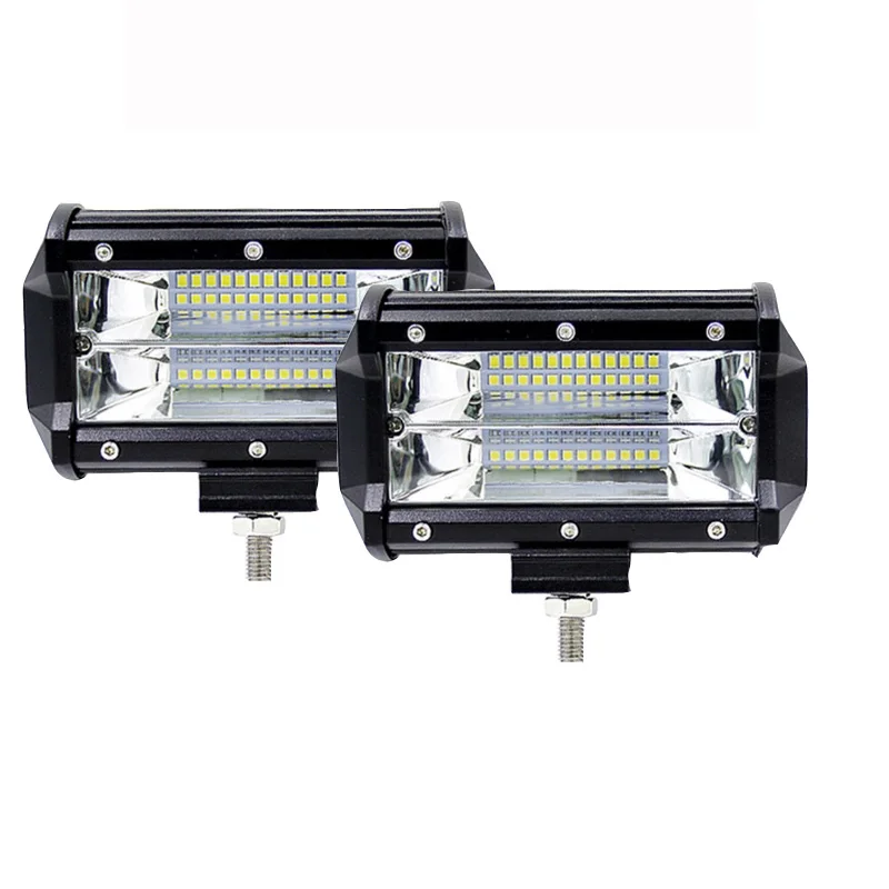 72 Вт точечная Светодиодная рабочая лампа дальнего света для внедорожников
