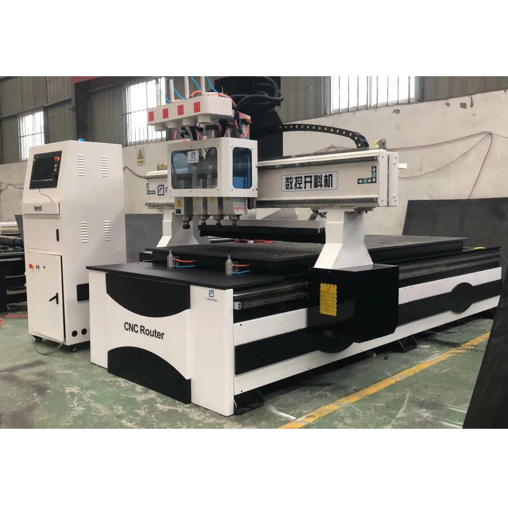 4 Оси cnc деревянная бурильная фреза мульти головка 4*8 футов ATC гравировальный