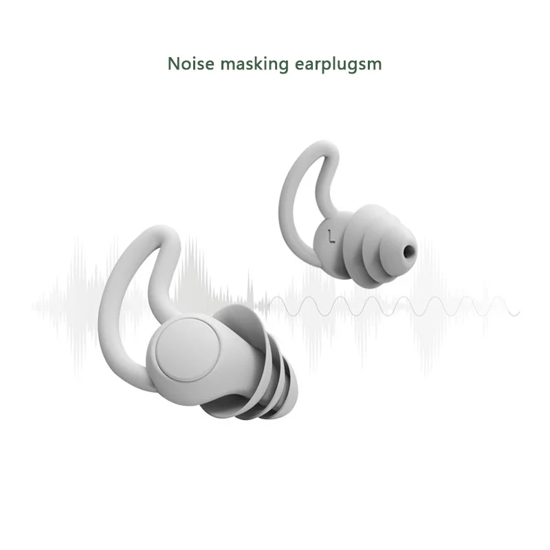 

Шумозащищенные беруши тихий сон защита от шума слуха бесшумные внутриканальные супер звуконепроницаемые удобные силиконовые