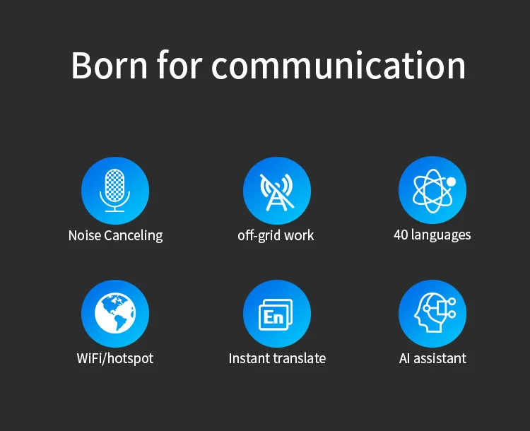 Двусторонний Wifi умный мгновенный переводчик голосового языка встречи Россия