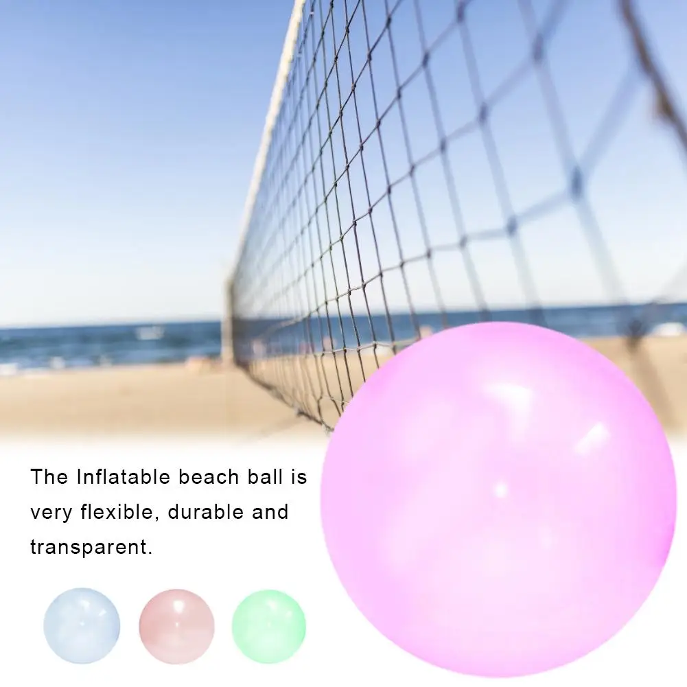 

Magic Bubble Balloon Transparent Bounce Inflatable Funny Toy Ball Inflatable Balls for Outdoor Indoor Play Children's Toy