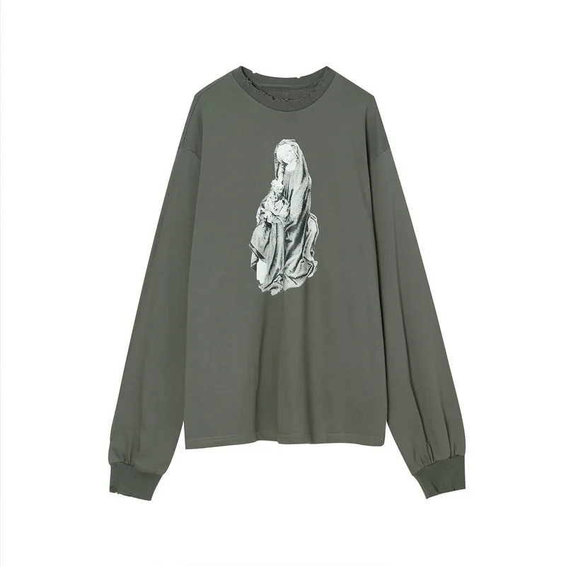 

Autumn new products loose Korean style retro illustration trend M2-N-57806