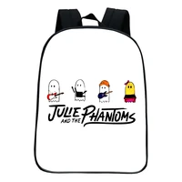 julie and the phantoms school bag 3d digital color printing campus student backpack casual fashion boy girl bookbag