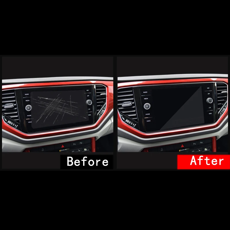 for volkswagen vw t roc t roc 2018 2019 2020 tempered car gps navigation screen protector film touch display sticker accessories free global shipping