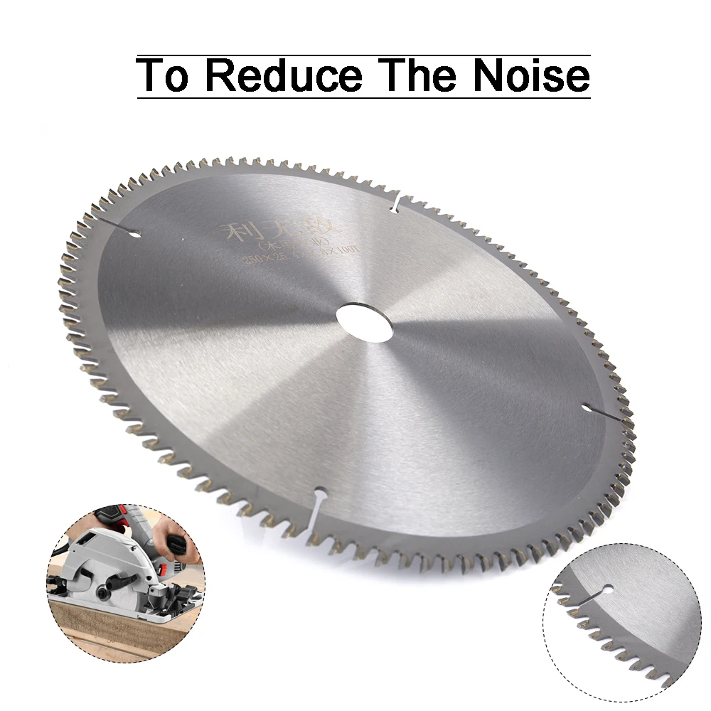 

10 Inch 40T60T/80T/100T/120T Circular Sawing Blades Wood Cutting Round Discs Hard Alloy Steel Circular Cutting Disc Power Tools