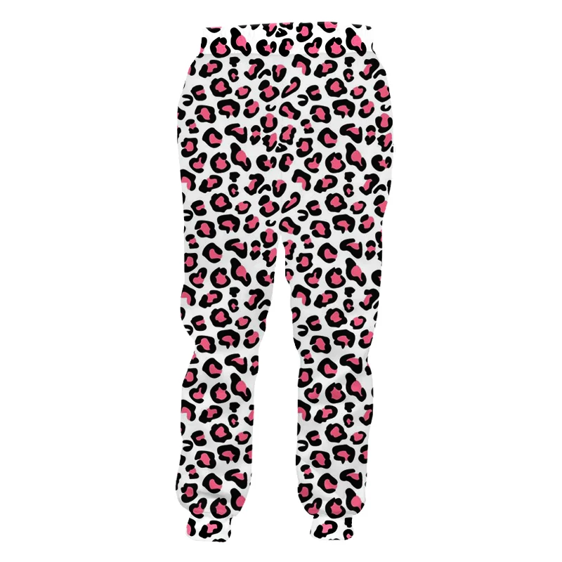 Хипстерские розовые камуфляжные джоггеры брюки для мужчин и женщин леопардовые