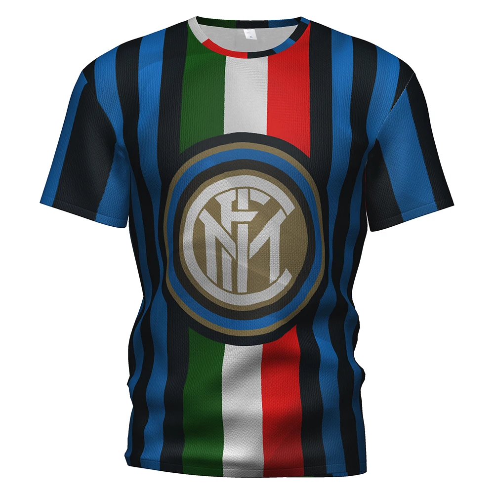 Футбольная Футболка Fc Inter Milan 2018 2019 3d футболка Детская толстовка комплект