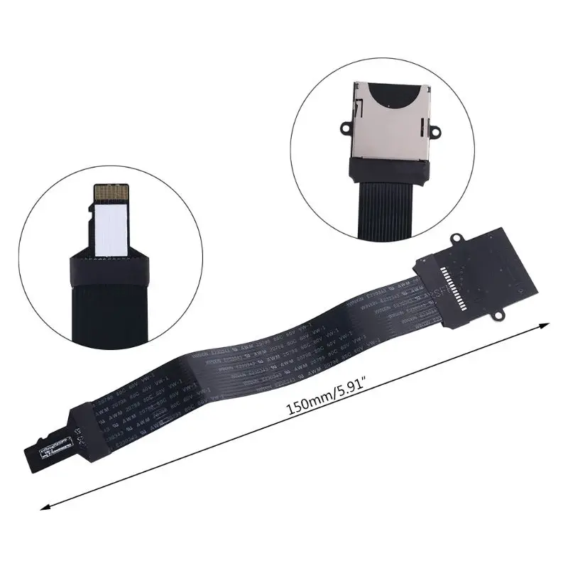 SD card Female to TF micro SD Male (SD to TF)Flexible Memory Card Extension cable Extender Adapter reader reader Cord Linker images - 6