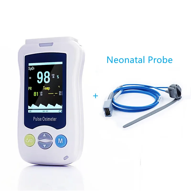 Ручной пульсоксиметр для взрослых новорожденных детей Пульсоксиметр