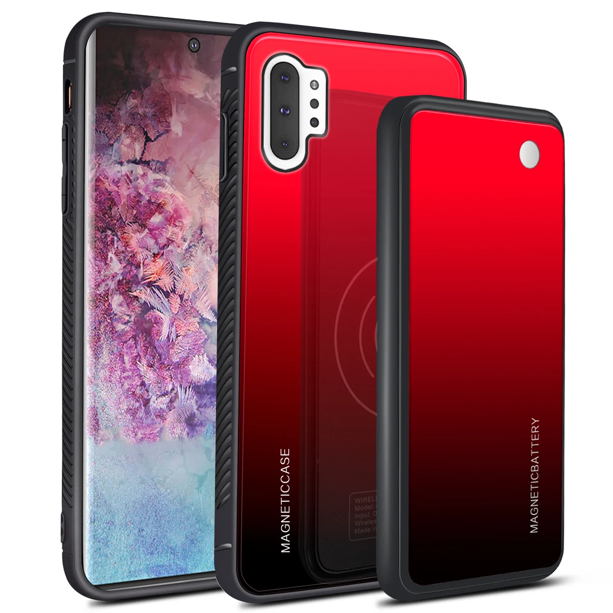 Galaxy Note 10 Plus Для samsung Galaxy S10/S9/S10e/S10/Note 10/S8 S9 S10 Note 10 Plus чехол с 5000 мАч беспроводным зарядным устройством - Цвет: Galaxy Note 10 Plus