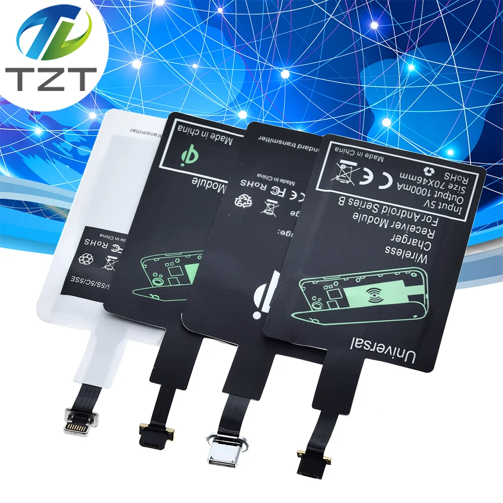 Беспроводное зарядное устройство универсальное беспроводное Qi адаптер модуль