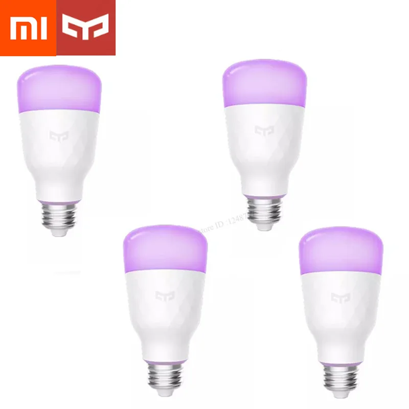 Type 4 Обновленная версия) крепление для спортивной камеры Xiao mi jia Yeelight Смарт светодиодный лампы Красочный 800 люмен 10 Вт E27 лимон умная лампа для mi home приложение - Цвет: Type 4