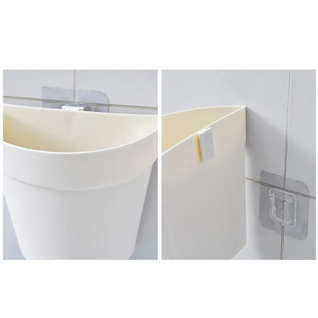 

Indoor Plant Pot Wall Mounted Flower Pots Plastic Hanging Planter Pot For Indoor Wall Decor Garden Pots For Succulent Plant #763