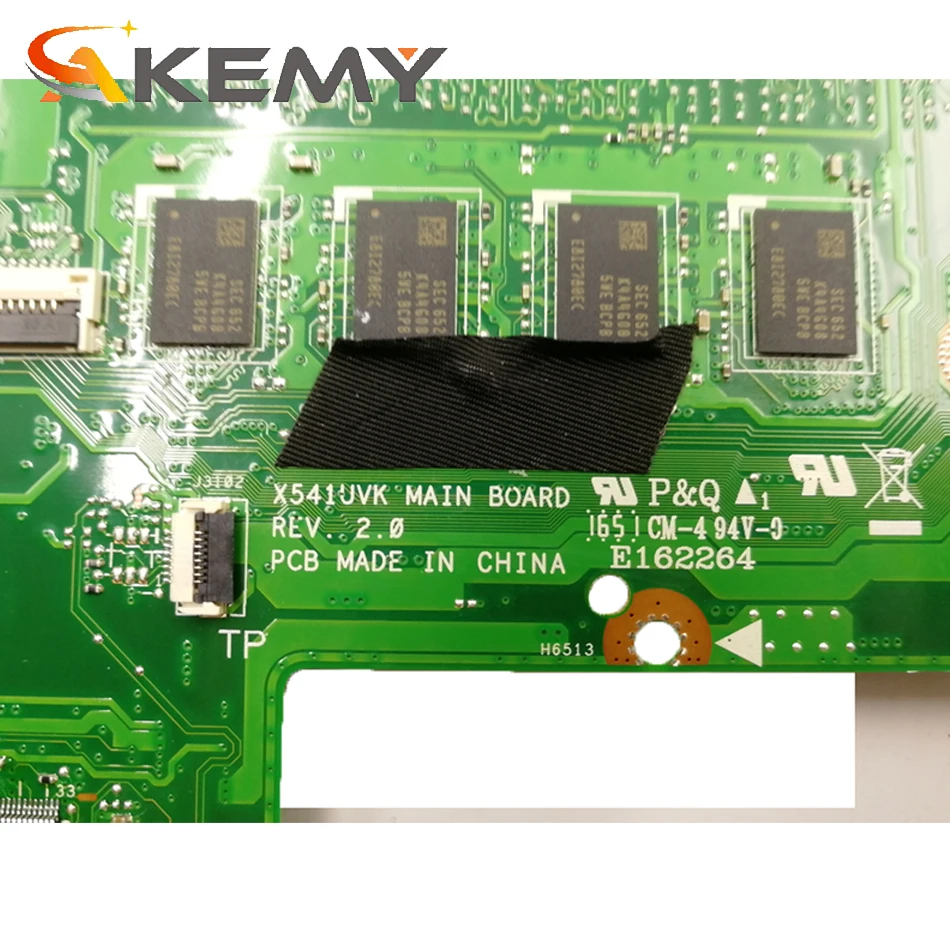 

Akemy X541UVK motherboard mainboard i5-6200/6198 8GB RAM V2G For Asus X541UVK X541UJ X541UV X541U F541U R541U laptop motherboard