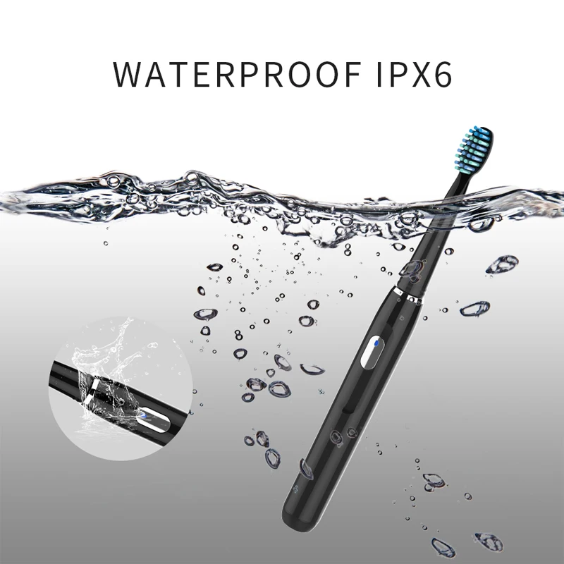 Электрическая зубная щетка Seago заряжаемая от USB для мужчин и женщин таймер