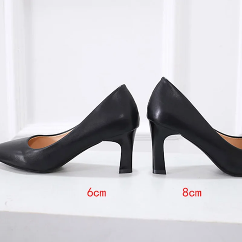 Женское платье большого размера туфли-лодочки с заостренным носком белые