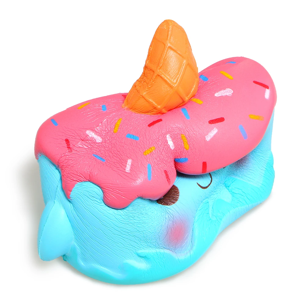 Kawaii милый кот Мороженое Мягкий ароматизированный мягкий Единорог молоко jumbo медленно поднимающийся мягкий подарок игрушки
