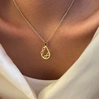 Ожерелья из нержавеющей стали с двойным символом бесконечности, подвеска, цепочка, чокер, бижутерия, модное ожерелье для женщин, ювелирные изделия, подарки Вечерние