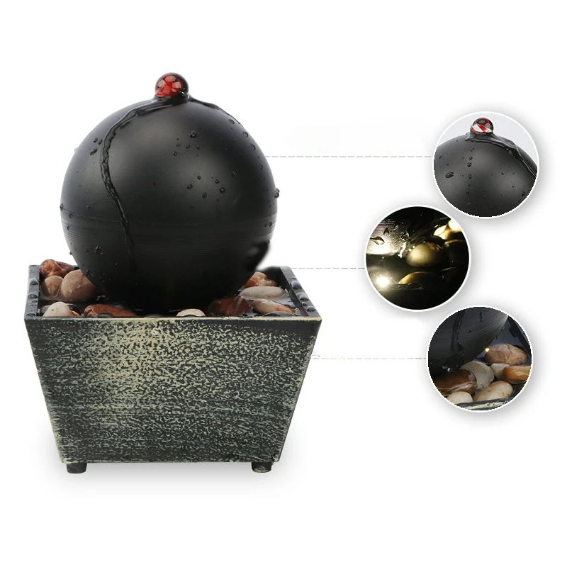 Декоративный столешница фэн-шуй фонтан для медитации Водопад настольное