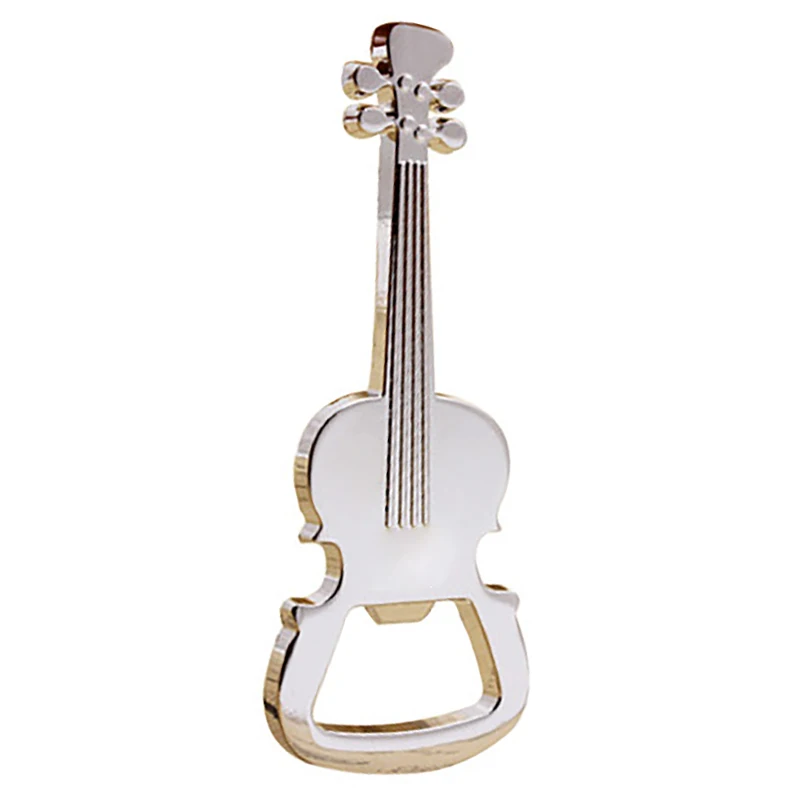 Металлическая открывалка для бутылок креативная музыкальная гитара пивные