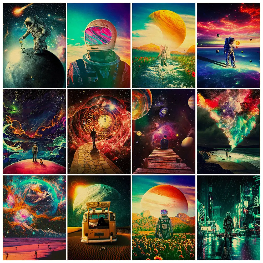 Набор для алмазной вышивки астронавт | Дом и сад