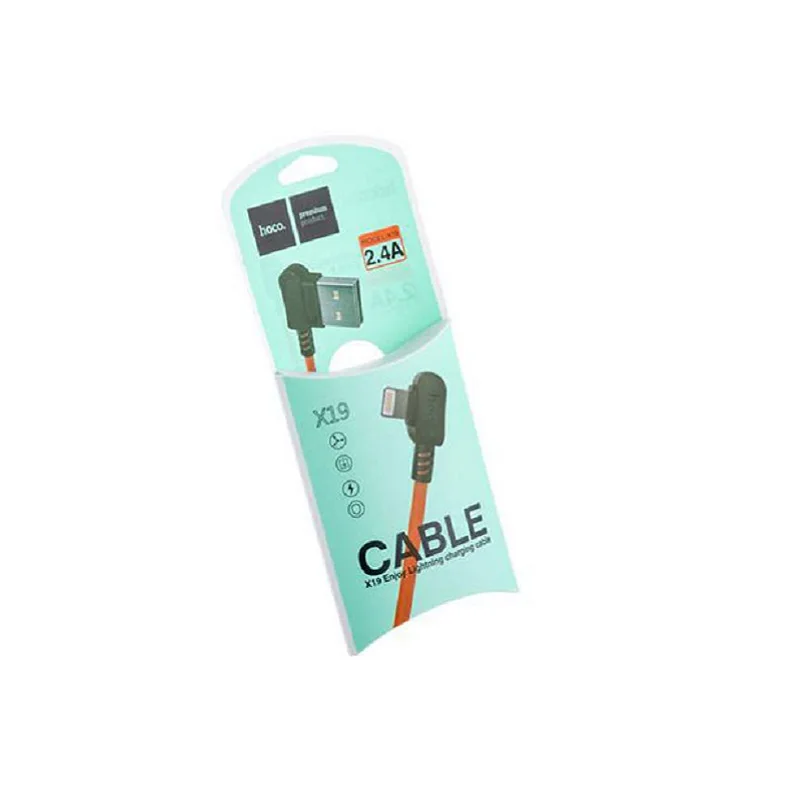 HOCO X19 Enjoy Дата кабель USB 2.4A для Apple 8 pin 1м|Кабели мобильных телефонов| |