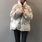 Женский зимний пуховик на завязках, Женское зимнее пальто на молнии, Женские повседневные куртки, Женская парка на пуговицах, Женское пальто, модное пальто