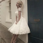 Женское Прозрачное платье It's yiiya, белое кружевное платье до колен большого размера с аппликацией на спине на лето 2019