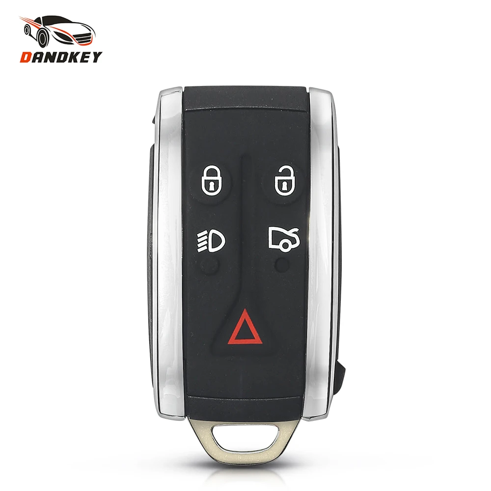 Dandkey пульт дистанционного управления смарт-ключ брелок чехол Shell Uncut для Jaguar XF XK XKR